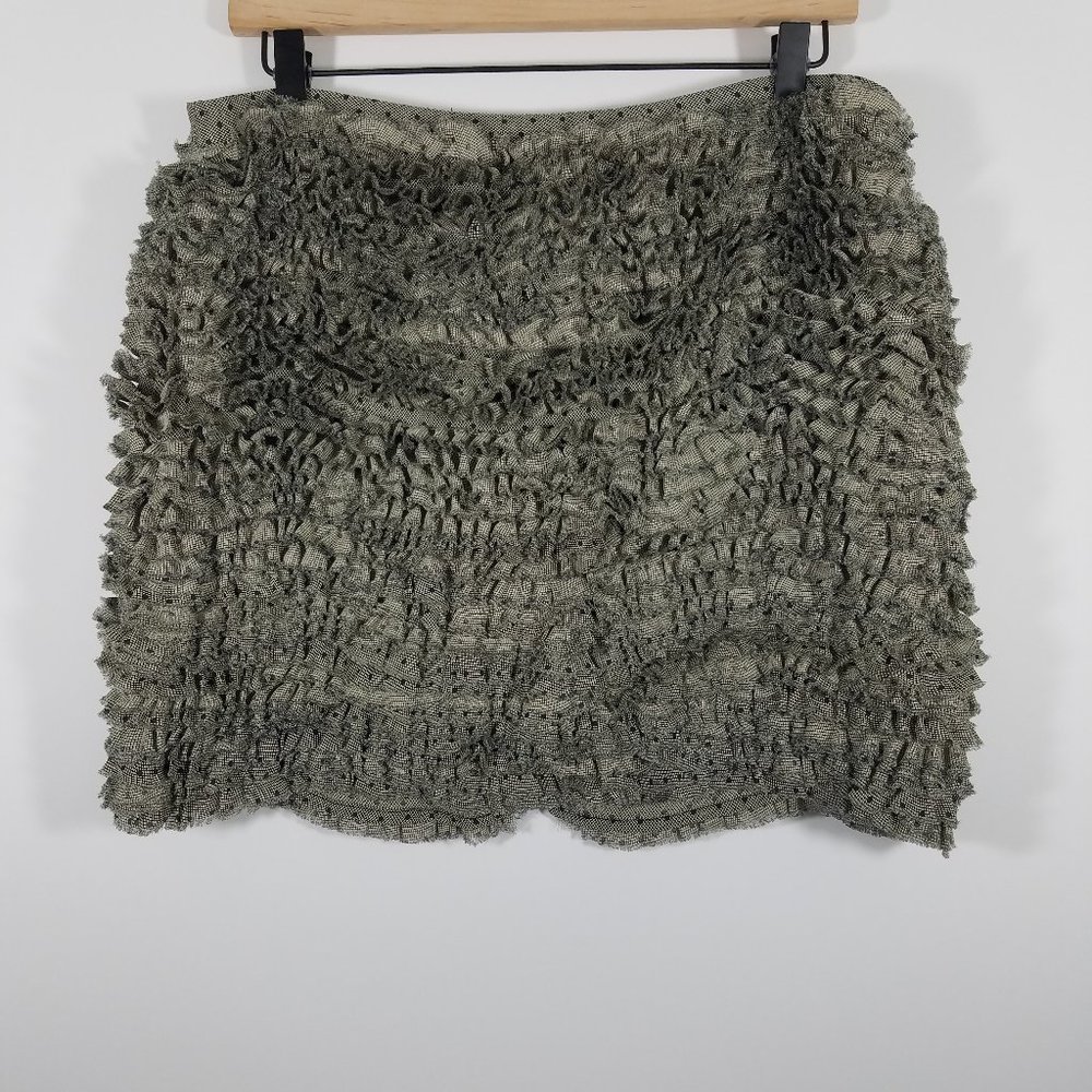 Michael Kors Silk Ruffle Skirts Size 10